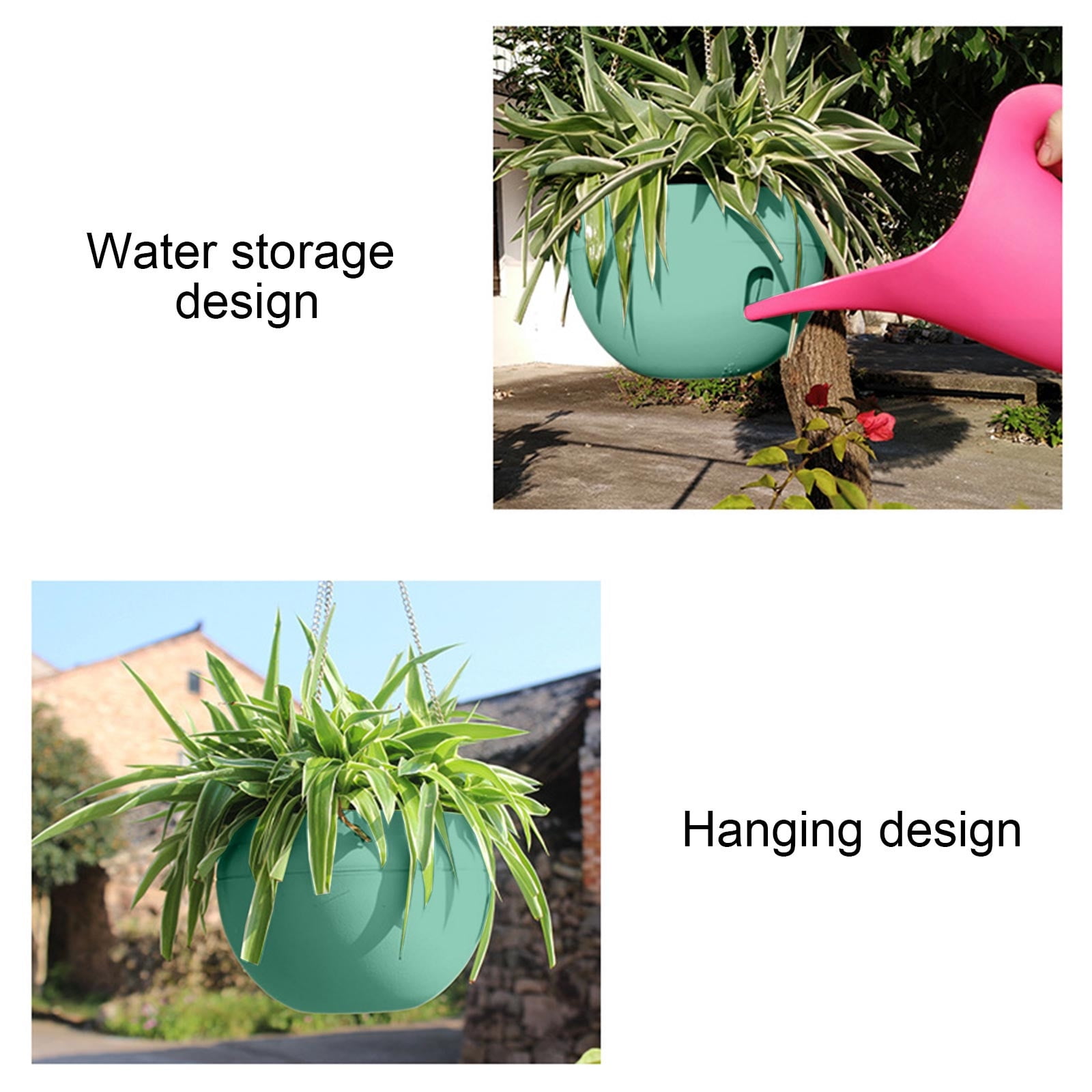 Lunxisen 4 Pcs Artificial Flowers Hanging Potin Basket,Pot for Outdoor Indoor Decor,UV Resistant Hanging Baskets with Fake Flowers for Garden Porch Deck Decoration