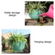 thumbnail image 5 of Maceta colgante de plástico para jardín, plantas de simulación, maceta colgante con flores artificiales, 5 of 6
