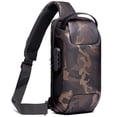 thumbnail image 1 of Mochila tipo bandolera HOXSURY, antirrobo, impermeable, puerto USB, 1 of 7