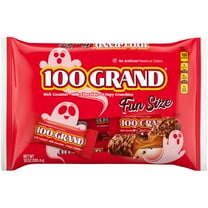 100 Grand, Crispy Milk Chocolate with Caramel, Fun Size Individually Wrapped Candy Bar, 10 oz