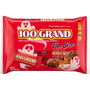 101 Grand Fun Size Halloween Candy Bars Bulk, Crispy Crunchies and Milk Chocolate with Rich Caramel, 10 oz