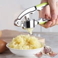 thumbnail image 5 of Great promotion! Kitchen Multifunctional Garlic Press Stainless Steel Garlic Pounder Manual Garlic Garlic Paste Garlic Press, 5 of 5