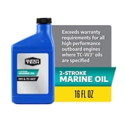 (6 pack) Super Tech TC-W3 Outboard 2 Cycle Engine Oil, 16 fl oz Bottle