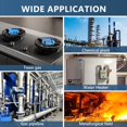 thumbnail image 2 of Mini Handheld Gas Leak Detector Natural Gas Detector Combustible Gas Detector with Audible Alarm Gas Sniffer Test White, 2 of 7