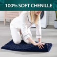 thumbnail image 3 of FFIY Luxury Chenille Bathroom Rug, Non Slip Bath Mat (17x24 Inch Hunter Green) Water Absorbent Soft Plush Shaggy Microfiber Rugs, Machine Washable Dry Extra Thick Small Carpet for Shower Floor, 3 of 9
