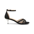 thumbnail image 3 of BLISSFUL STEP Women's Satin Rhinestone Stiletto Heel Sandals, 3 of 7