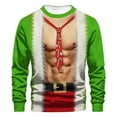 thumbnail image 1 of Sudaderas sin capucha para hombre, estilo casual, con estampado de moda, sudadera de manga larga, blusas de manga larga con cuello redondo, camisas, blusas para hombre, poliéster, 1 of 3