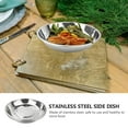 thumbnail image 3 of Shisuyan 7Set Stainless Steel Dinner Plate Round Plates for Family Gathering, 3 of 9