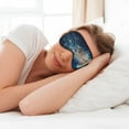 thumbnail image 6 of Disketp White Jellyfish Dansing in the Ocean Print Sleep Mask-Eye Mask for Sleeping,Comfortable & Super Soft Eye Mask with Adjustable Strap,Travel Eye Mask, 6 of 7