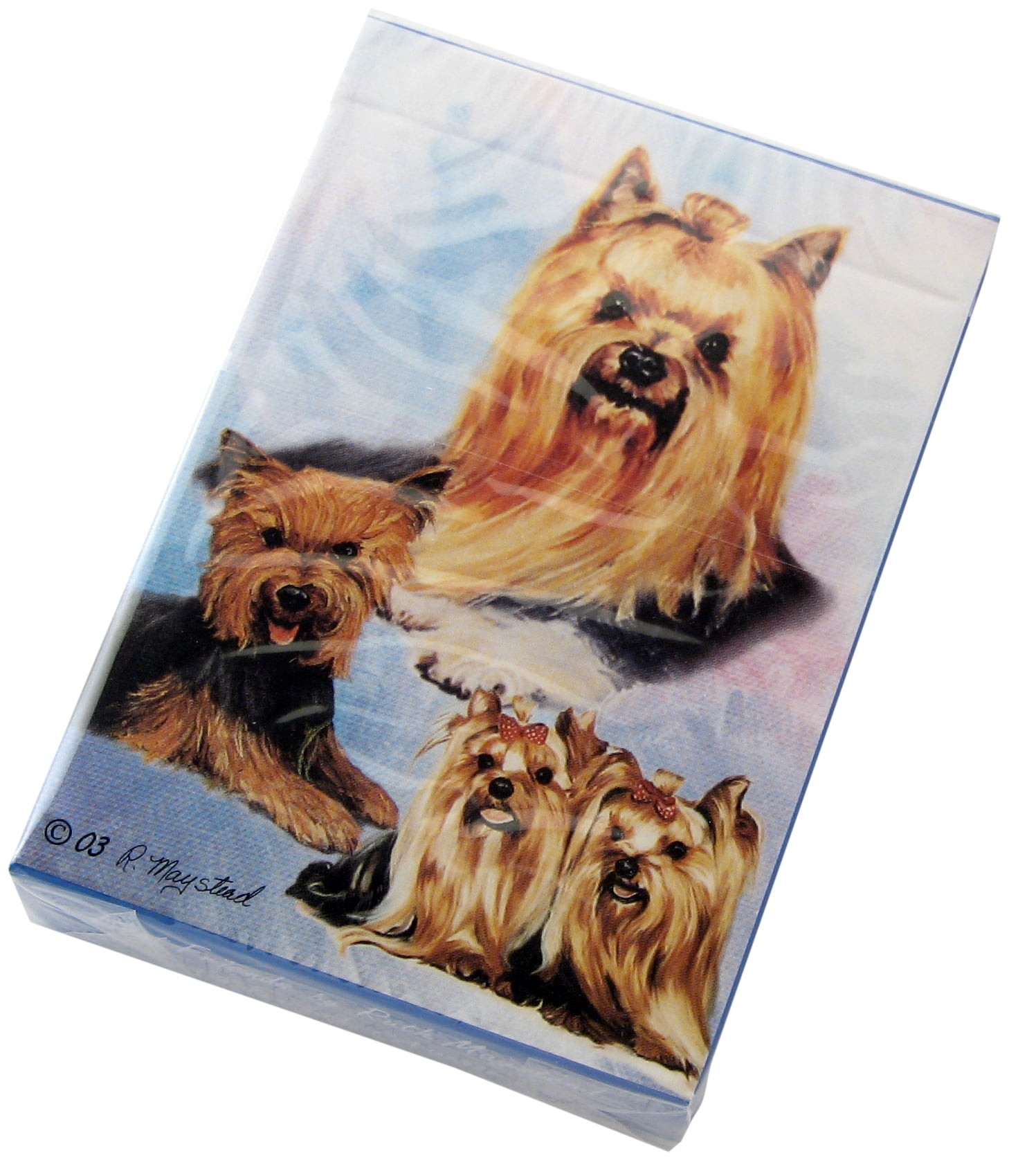 BY RUTH MAYSTEAD YORKIE PLAYING CARDS YORKSHIRE TERRIER