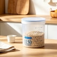 thumbnail image 6 of Fufafayo Plastic Airtight Storage Jars, Multipurpose Kitchen Sealed Containers, Grain Cereal Storage Canisters, Reusable Food Storage Pots for Powdered Milk, 6 of 6