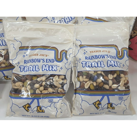 Trader Joe's Rainbow’s End Trail Mix 16oz 454g (2 Bags)