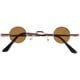 thumbnail image 1 of KAKOWELY Gafas de sol circulares para fiesta, estilo hip hop, estilo retro, con montura metálica, 1 of 4