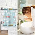 thumbnail image 7 of Yayeee 100% Cotton Hand Towels for Bathroom 16" x 28" Soft Absorbent Kitchen Towel, Blue Trains Pattern, 7 of 7