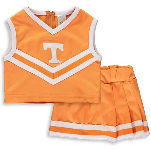Girls Toddler Tennessee Orange Tennessee Volunteers Two-Piece Cheer Set
