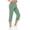 Army Green women capri pants high waisted a1, variant on Women Capri Pants High Waisted with Pockets Solid Casual Regular Fit Cropped Trousers for Summer Beach Work Lounge Flowy Palazzo, Blue S