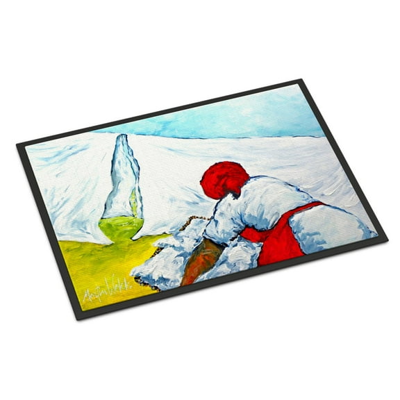 Carolines Treasures MW1090MAT Must Be Monday Door Mat Indoor Rug or Outdoor Welcome Mat 18X27 Doormat 18H X 27W