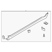 Genuine OE Kia Rocker Molding - 87752-3W010