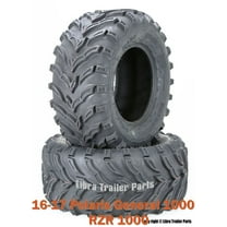 16-17 Polaris General 1000 RZR 1000 ATV Rear Tire Set 27x11-12 /6PR