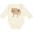 thumbnail image 3 of Inktastic Bulldog Boys or Girls Long Sleeve Baby Bodysuit, 3 of 5