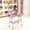 Pink, variant on Noble House 42" Folding Dog Pet Grooming Table with Adjustable Arm, Stainless Steel Frame, Non-Slip Rubber Top, Black