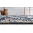 thumbnail image 5 of Rugs.com Morocco Collection Rug – 6 Ft Runner Navy Blue High-Pile Rug Perfect For Hallways, Entryways, 5 of 9