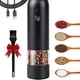 thumbnail image 4 of Molinillo de pimienta eléctrico Wosthever carga USB 6 modos de molienda Negro, 4 of 6