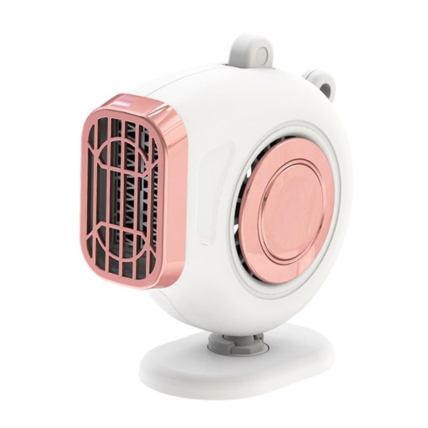 Calentador de coche con forma de taza, ventilador de aire caliente, desempañador de parabrisas, descongelador