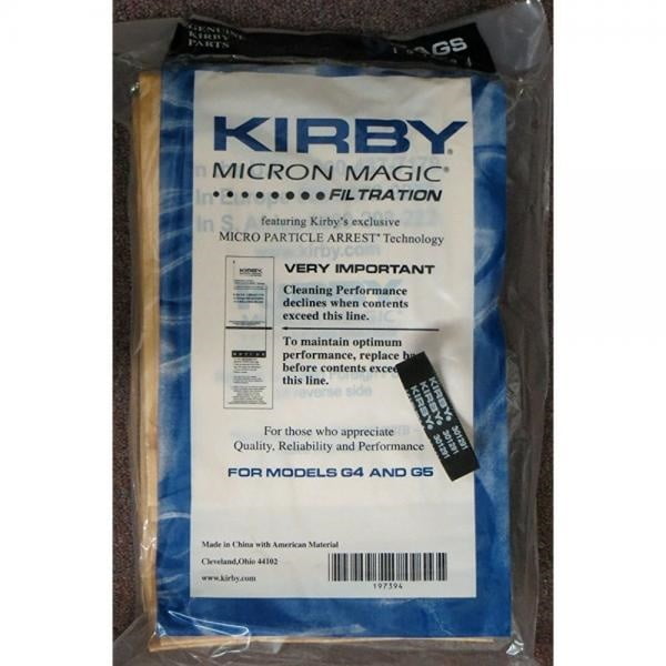 10 Kirby Micron Bags for G3 G4 G5 G6 G7 H2 Ultimate Vacuum by DVC 