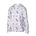 thumbnail image 2 of Balery Lavender Flowers Men's Women's UPF 50+ Sun Protection Lightweight Hoodie Performance Long Sleeve Shirt for Fishing Running-XX-Large, 2 of 9