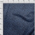 thumbnail image 2 of oneOone Cotton Cambric Medium Blue Fabric Batik Dress Material Fabric Print Fabric By The Yard 56 Inch Wide, 2 of 4