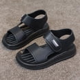 thumbnail image 2 of Zanarzt Toddler Beach Sandals Boys Girls Sandals Open Toe Summer Outdoor Unisex Child Sport Sandals Athletic Lightweight(Toddler/Little Kid/Big Kid) Black,US 13.5, 2 of 5