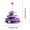 Purple, variant on Cat Toy Roller 3-Level Turntable,Interactive Cat Toy with 4 Balls Interactive Kitten Fun Mental Physical Exercise Kitten Toys for Indoor Cats (Purple)