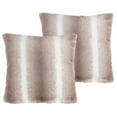 thumbnail image 6 of Somerset Home Set of Two 17-Inch Square Plush Throw Pillows and Covers (Gray), 6 of 7