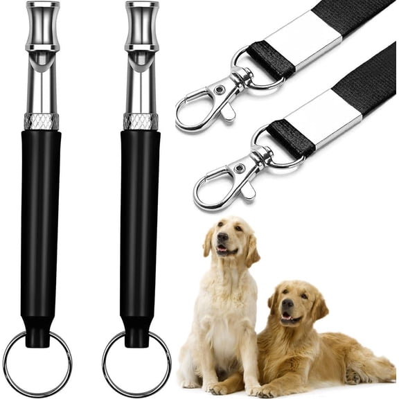 Pekkaxy Ultrasonic Dog Whistles - Ultra-Wide Frequency for All Dog Breeds, Professional Silent Recall Training Whistle