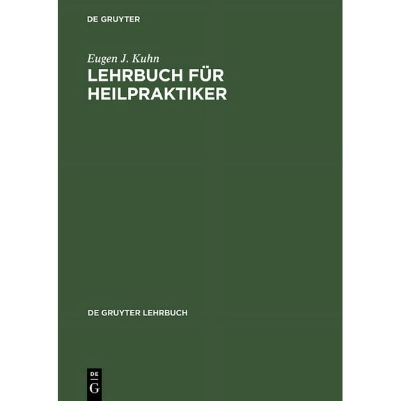 Lehrbuch FÃ¼r Heilpraktiker, (Hardcover)