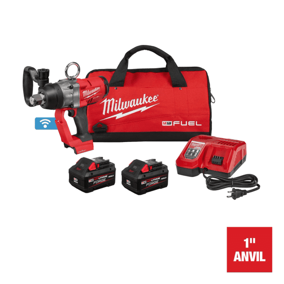 Milwaukee M18 FUEL 1" High Torque Impact Wrench Kit with ONE-KEY (2867-22)