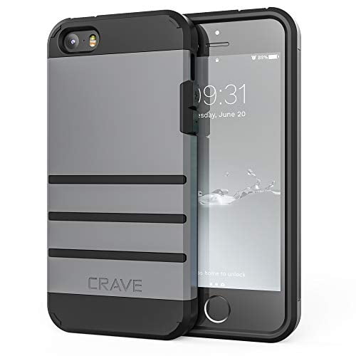 Iphone Se 16 1st Gen Case Iphone 5s Case Crave Strong Guard Protection Series Case For Iphone 5 5s Se Slate Walmart Com Walmart Com
