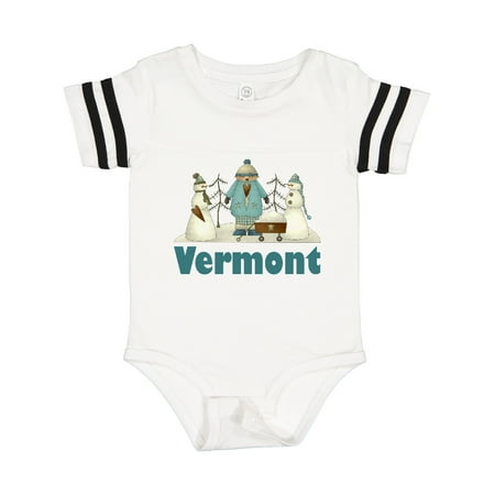 

Inktastic Cute Vermont Snow Kids Gift Baby Boy or Baby Girl Bodysuit
