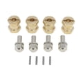 thumbnail image 1 of Ounissouiy Adaptador de extensión de cubo de rueda hexagonal 1/10 de 4 piezas, mejora la decoración de estilo de coche, reemplazo para Axial Type6 NO6, 1 of 6