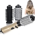 thumbnail image 4 of Yiliangx 3-in-1 Hot Air Styler and Rotating Hair Dryer, 2 Interchangeable Brushes for Dry and Wet Hair(Glod), 4 of 12