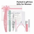 thumbnail image 3 of Nail Care Kit,Nail Files and Nail Buffer, Manicure Kit for Women,Cuticle Nippers,Cuticle Trimmer, Cuticle Pusher,Nail Tools,Nail Kit, Pedicure & Manicure Tools,Nail Prep Kit,Gifts for Mom Women, 3 of 10