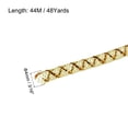thumbnail image 2 of Uxcell 48 Yards Mesh Tube 3/16 Inch Decor Tubing Flex for Wreath,DIY Craft Yellow Gold, 2 of 7