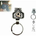 thumbnail image 2 of Western Men Key Holder Keychain Quick Detach Design Metal Belt Keyring Clip Fashion Accessory Travel Essential, 2 of 9