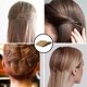 thumbnail image 5 of Pinzas para el cabello rubio para maquillaje, peinado, horquillas de 5 cm de largo para mujeres, ideales para todo tipo de cabello (100 piezas, doradas), 5 of 6