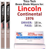1976 Lincoln Continental Beam Blade Wipers (Set of 2)