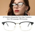thumbnail image 3 of AI Translation Eyeglasses, Fast Response Stylish Minimalist Video Translator Glasses Portable Design  for Daily Life Learning, 3 of 7