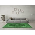 thumbnail image 3 of Ahgly Company Indoor Rectangle Medallion Emerald Green Traditional Area Rugs, 3' x 5', 3 of 4