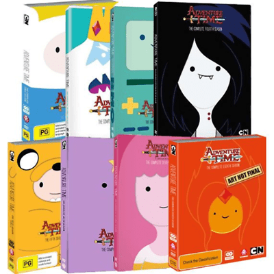 Adventure Time Seasons 1 8 Dvd Complete Series Walmart Com