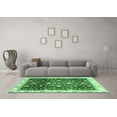 thumbnail image 3 of Ahgly Company Indoor Rectangle Oriental Emerald Green Traditional Area Rugs, 5' x 7', 3 of 4